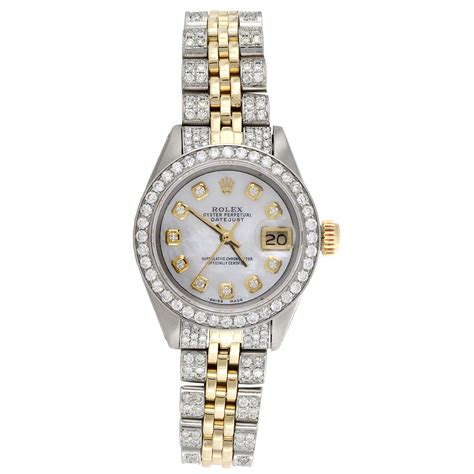 rolex diamond watch bands|rolex watch bands for women.